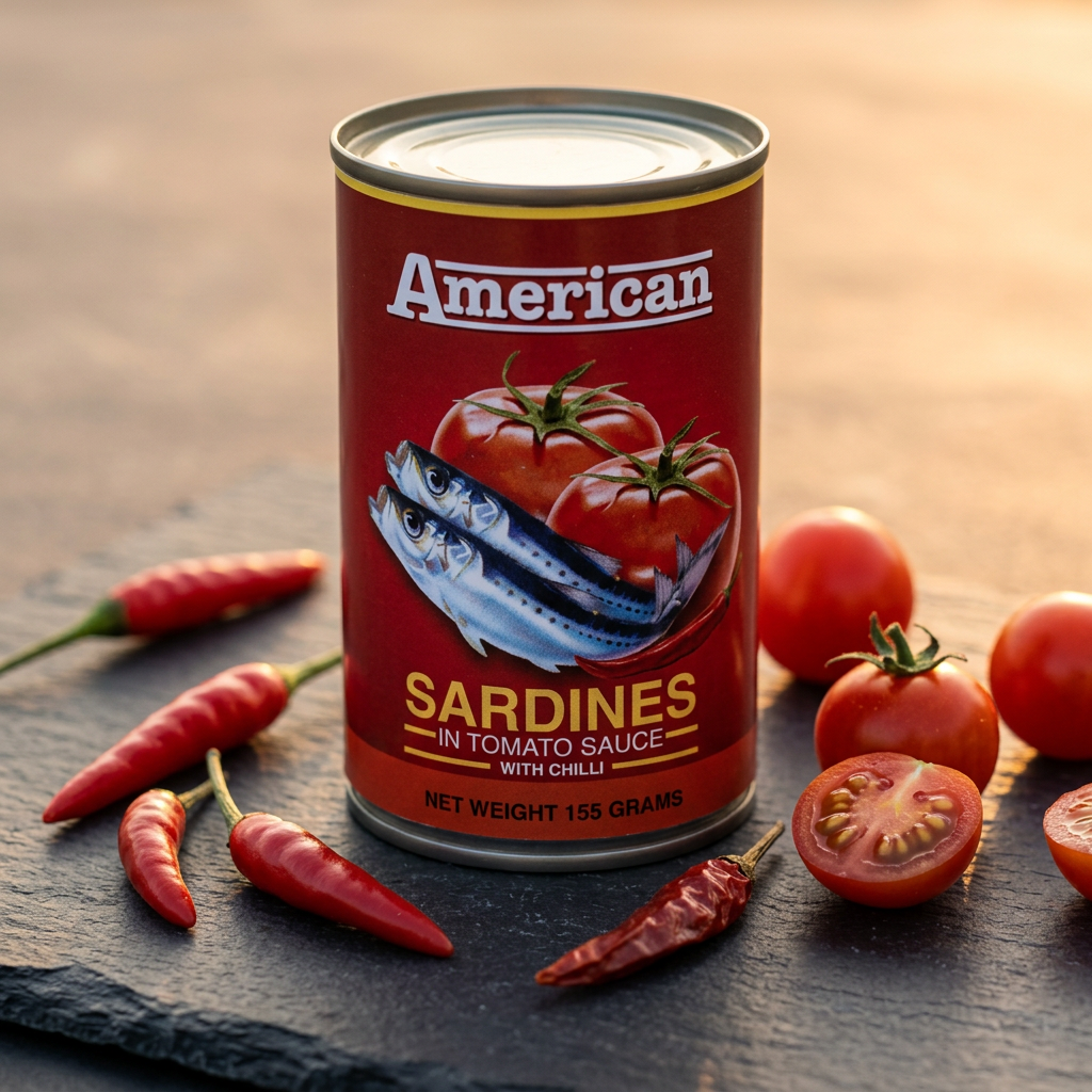 American Sardines in Tomato Sauce with Chilli