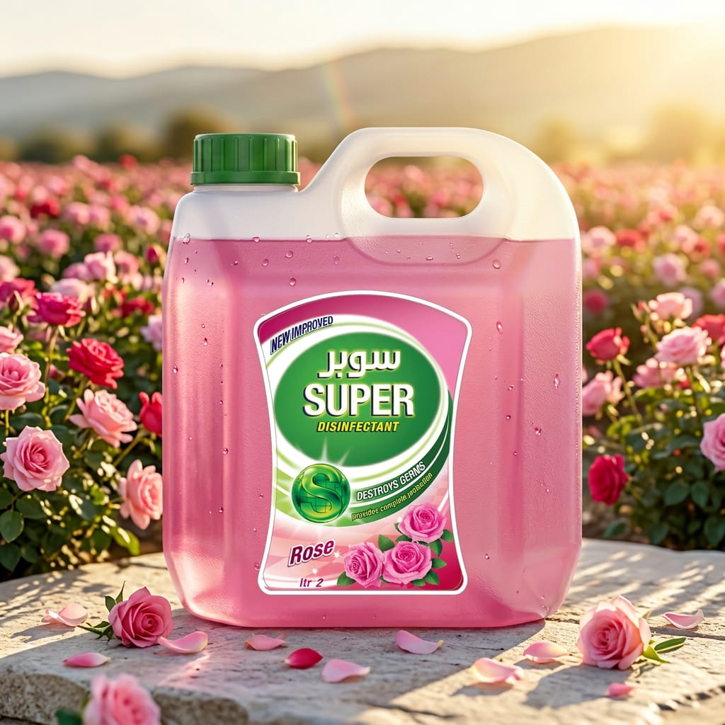 Super Antiseptic Disinfectant - Rose 2L